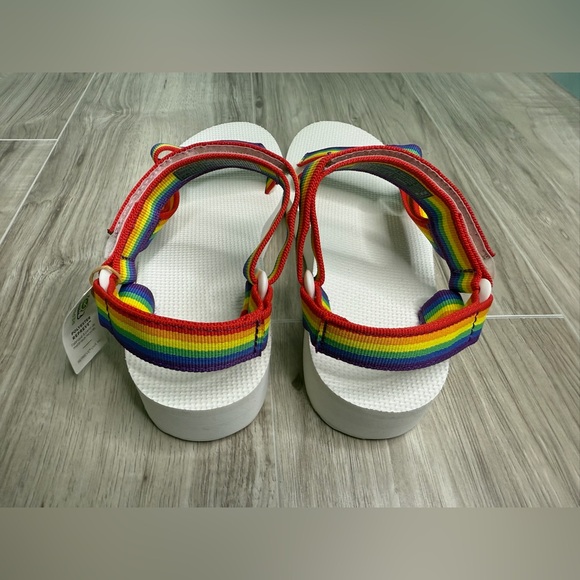 Teva Women's Sandals with Rainbow Straps - Picture 4 of 7